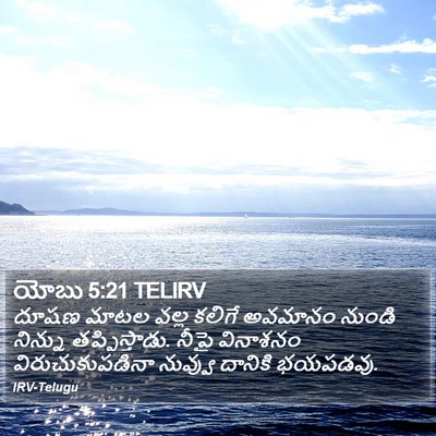 యోబు 5:21 TELIRV Bible Verse Image