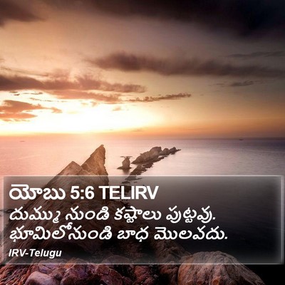 యోబు 5:6 TELIRV Bible Verse Image