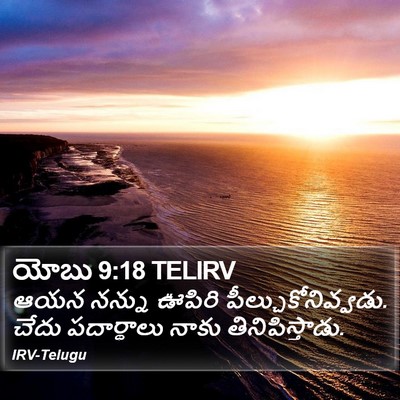 యోబు 9:18 TELIRV Bible Verse Image