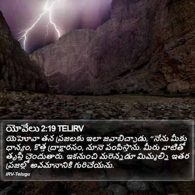 యోవేలు 2:19 TELIRV Bible Verse Image