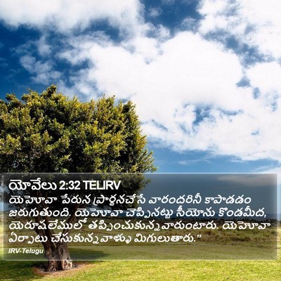 యోవేలు 2:32 TELIRV Bible Verse Image