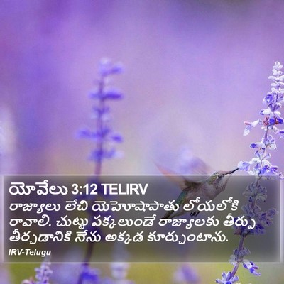 యోవేలు 3:12 TELIRV Bible Verse Image
