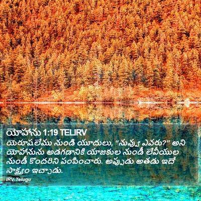యోహాను 1:19 TELIRV Bible Verse Image