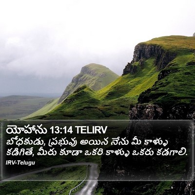 యోహాను 13:14 TELIRV Bible Verse Image