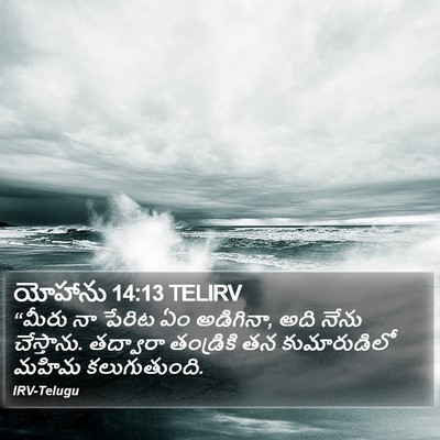 యోహాను 14:13 TELIRV Bible Verse Image