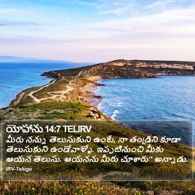 యోహాను 14:7 TELIRV Bible Verse Image