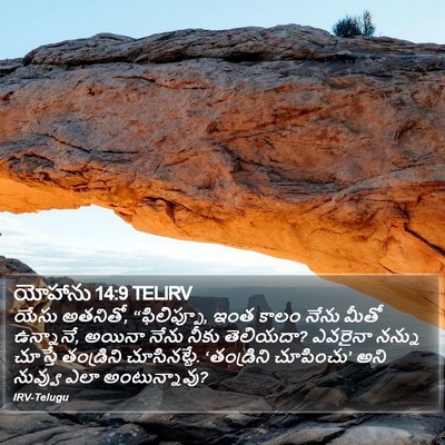 యోహాను 14:9 TELIRV Bible Verse Image