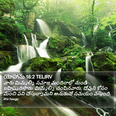 యోహాను 16:2 TELIRV Bible Verse Image