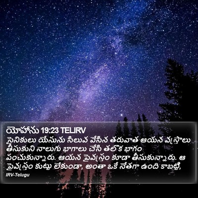 యోహాను 19:23 TELIRV Bible Verse Image