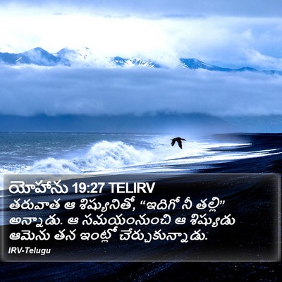 యోహాను 19:27 TELIRV Bible Verse Image