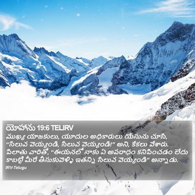 యోహాను 19:6 TELIRV Bible Verse Image