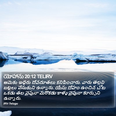 యోహాను 20:12 TELIRV Bible Verse Image