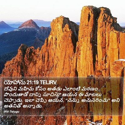 యోహాను 21:19 TELIRV Bible Verse Image