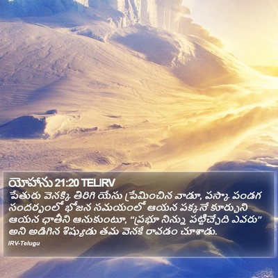 యోహాను 21:20 TELIRV Bible Verse Image