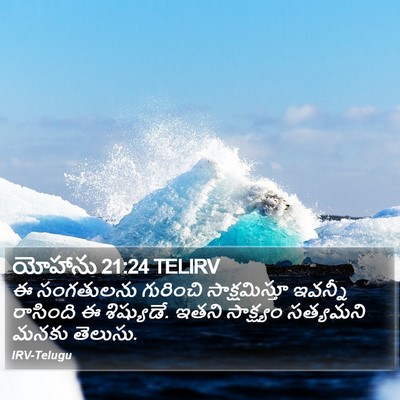 యోహాను 21:24 TELIRV Bible Verse Image