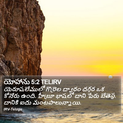 యోహాను 5:2 TELIRV Bible Verse Image