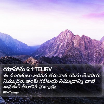 యోహాను 6:1 TELIRV Bible Verse Image
