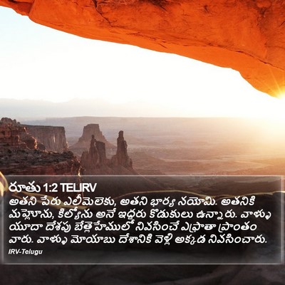 రూతు 1:2 TELIRV Bible Verse Image