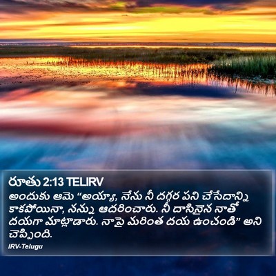 రూతు 2:13 TELIRV Bible Verse Image