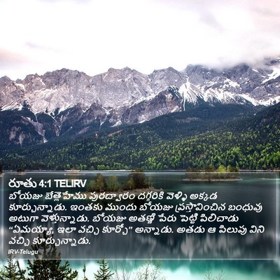 రూతు 4:1 TELIRV Bible Verse Image