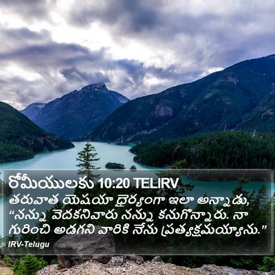 రోమీయులకు 10:20 TELIRV Bible Verse Image