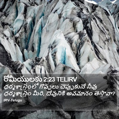 రోమీయులకు 2:23 TELIRV Bible Verse Image