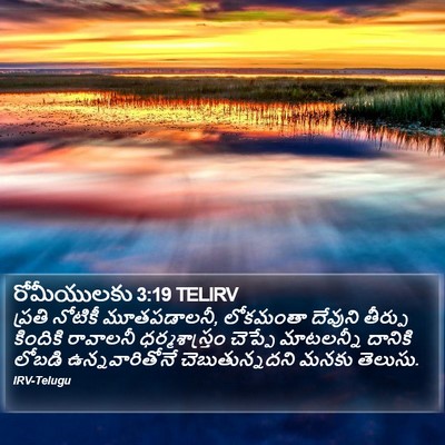 రోమీయులకు 3:19 TELIRV Bible Verse Image