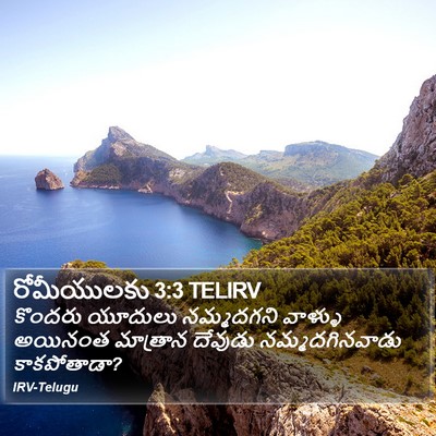రోమీయులకు 3:3 TELIRV Bible Verse Image