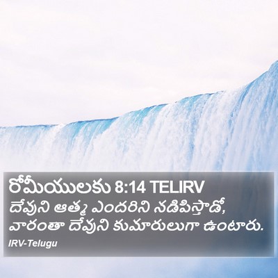 రోమీయులకు 8:14 TELIRV Bible Verse Image