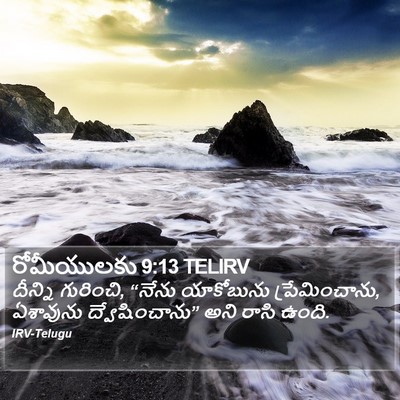 రోమీయులకు 9:13 TELIRV Bible Verse Image
