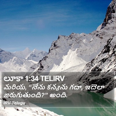 లూకా 1:34 TELIRV Bible Verse Image