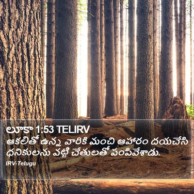 లూకా 1:53 TELIRV Bible Verse Image