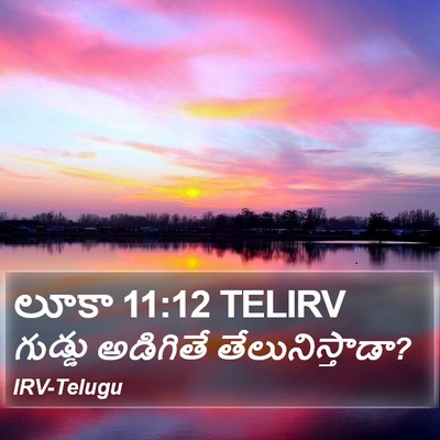 లూకా 11:12 TELIRV Bible Verse Image