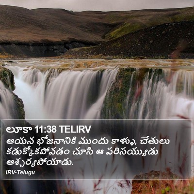 లూకా 11:38 TELIRV Bible Verse Image