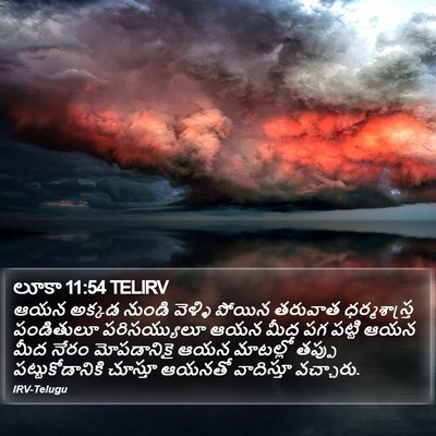 లూకా 11:54 TELIRV Bible Verse Image