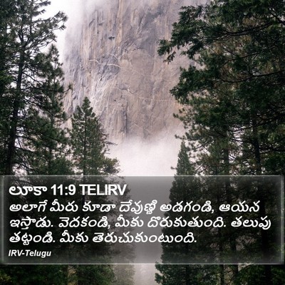 లూకా 11:9 TELIRV Bible Verse Image