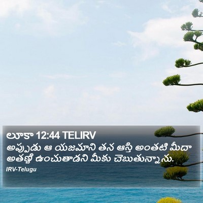 లూకా 12:44 TELIRV Bible Verse Image