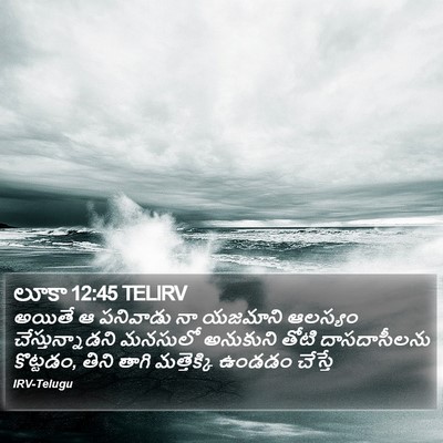 లూకా 12:45 TELIRV Bible Verse Image