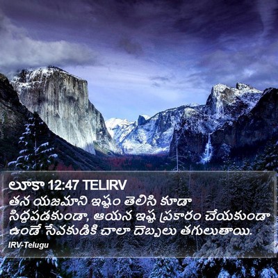 లూకా 12:47 TELIRV Bible Verse Image