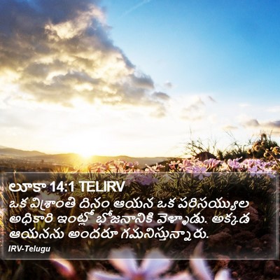 లూకా 14:1 TELIRV Bible Verse Image