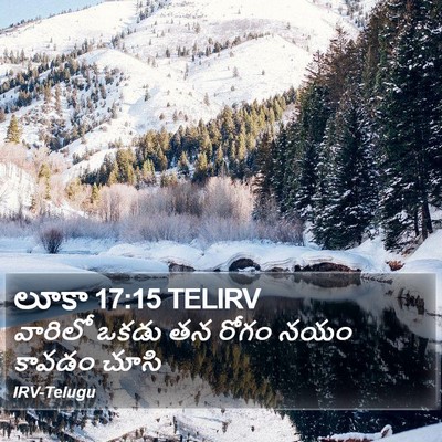 లూకా 17:15 TELIRV Bible Verse Image