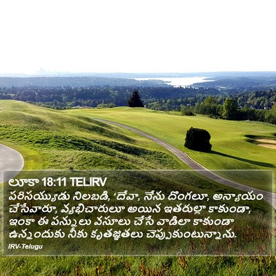 లూకా 18:11 TELIRV Bible Verse Image