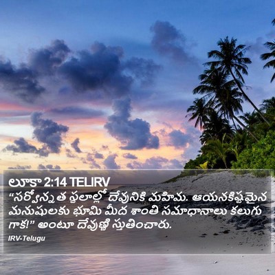 లూకా 2:14 TELIRV Bible Verse Image