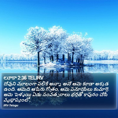 లూకా 2:36 TELIRV Bible Verse Image