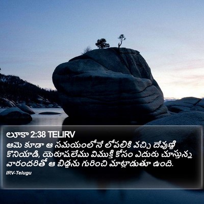 లూకా 2:38 TELIRV Bible Verse Image