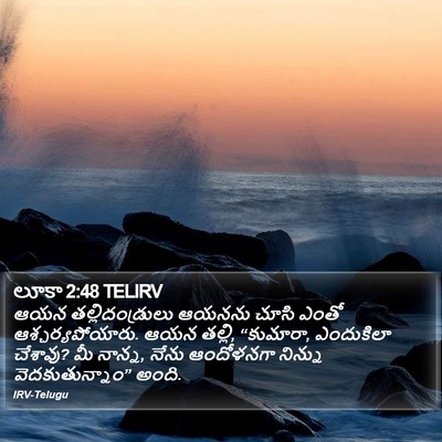 లూకా 2:48 TELIRV Bible Verse Image