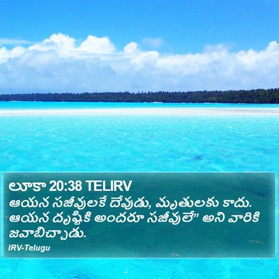 లూకా 20:38 TELIRV Bible Verse Image