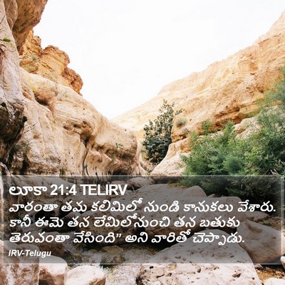 లూకా 21:4 TELIRV Bible Verse Image