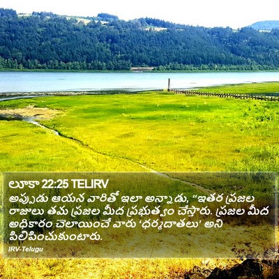 లూకా 22:25 TELIRV Bible Verse Image