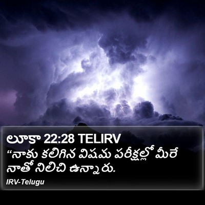 లూకా 22:28 TELIRV Bible Verse Image